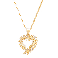 Ensemble de Bijoux Classique Luxe Extravagant Plaqué Or Éléments Fleurs Zirconium Boucles d'Oreilles Pendentif Collier pour Fêtes et Fiançailles