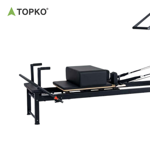 TOPKO Professional Pilates Reformer <strong>Bed</strong> with Tower Core Training Pilates Reformer - Product Image 5