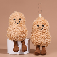Vente en gros de porte-clés peluche Légumes Expressions amusantes Ciboulette Gingembre Ail Fruits Plantes Peluches Pendentif Jouet en peluche pour cadeau