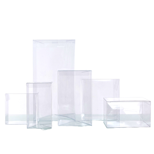 Recyclable PVC <b>Gift</b> & Craft Plastic Acetate <b>Boxes</b> Transparent PET Packaging <b>Clear</b> Vinyl PVC Box Packaging - Product Image 3