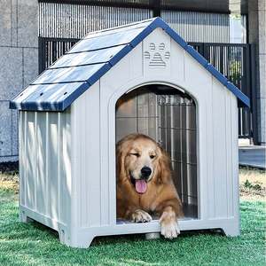 Grande casa prefabbricata all'ingrosso dei cani di plastica all'aperto della casa del cane - Product Image 1