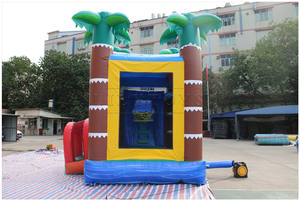Castillo inflable de jungla <span class=keywords><strong>Tropical</strong></span> Jumping Combo Bounce House Backyard Castillo Inflable Jungla inflable Jumping Bouncer - Product Image 2