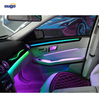 Kit d'éclairage d'ambiance intérieur GUGO W212 E Class pour Mercedes-Benz Classe E W212 (2010-2015) à empattement court, 30 couleurs, garniture LED