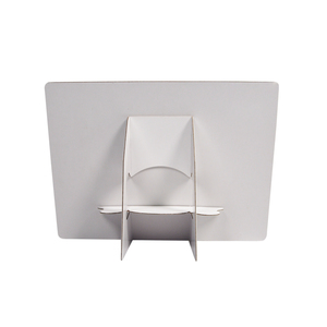 <span class=keywords><strong>Cadre</strong></span> <span class=keywords><strong>photo</strong></span> en carton blanc personnalisé, auto-adhésif, application facile et rapide, en vrac, avec support de présentation à double aile - Product Image 6