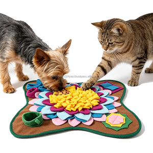 Tapis de renifflement interactif pour chiens et chats, tapis d'alimentation pour l'entraînement olfactif, alimentation lente, soulagement du stress, tapis olfactif pour animaux de compagnie - Product Image 1