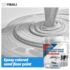 Revêtement de Sol Époxy Effet Marbre, <span class=keywords><strong>Peinture</strong></span> Autonivelante Intérieure, Aspect Liquide Sable Pulvérisé - Product Image 1