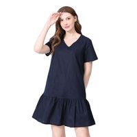 2025 nouveau été maternité robe col en V forme allaitement vêtements Triangle fermeture éclair vêtements d'allaitement coton lin tissu