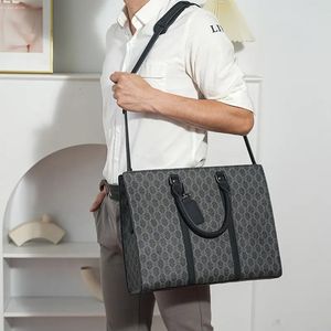 Yiku กระเป๋าถือหนังสั่งทำได้กระเป๋าใส่แล็ปท็อปธุรกิจคอมพิวเตอร์กระเป๋าโท้ทกระเป๋าธุรกิจผู้ชายกันน้ำกระเป๋าเอกสารสำนักงาน - Product Image 6