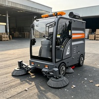 Balayeuse de sols industrielle autopropulsée ZMT E-64 G40 à batterie, grande capacité 240L pour parcs logistiques et entrepôts