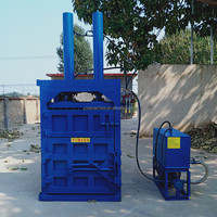 Machine hydraulique de presse à balles de chaussures en aluminium 100 tonnes de vêtements de bouteilles en plastique utilisés et presse à compresser de balles de coton textile
