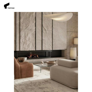 Tostone 2025 cao cấp tự nhiên đá vôi tường gạch thiết kế hiện đại trong nhà và ngoài trời đá cho phòng khách lò sưởi trang trí nội thất - Product Image 5