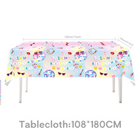 Taylor Music Party Kit Vaisselle Bannières décoratives et signes de décoration de gâteau pour les célébrations d'anniversaire à thème et le décor d'événements pour les fans