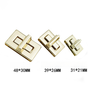 Hand <strong>Handbag</strong> Designer Bag <strong>Hardware</strong> Custom Twist Turn Lock Fashion Turn Screw Type Purse Oval Metal Bag <strong>Handbag</strong> Twist Lock - Product Image 4