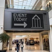 Écran d'affichage LED à points basculants haute résolution 15 mm, 8x8 points, TFT, pour panneau d'information des transports publics, magasins de détail et ascenseurs, SDK