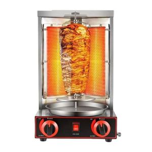 Máquina Eléctrica Comercial para Doner Kebab con Rotación Automática, Quemador de Gas, Motor para Shawarma y Barbacoa - Nueva para Preparación de Carne Turca - Product Image 2
