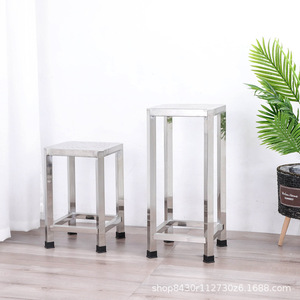 มู่ ซีซิง เก้าอี้สี่เหลี่ยมสแตนเลส รุ่น DZ-107 สำหรับใช้ในห้องคลีนรูมและห้องปฏิบัติการ - Product Image 2