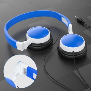 Casque audio filaire stéréo sur-oreille personnalisé en gros, son 3,5 mm - Product Image 4