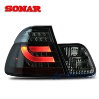 Feux arrière HETOP SONAR E46 2001-2004 Série 3, feux arrière améliorés, feux arrière LED, plug and play, accessoires DRL pour BMW