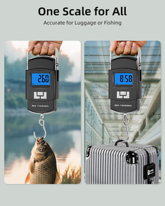 Balance de pesée numérique portable 50 kg pour bagages, écran LCD, en ABS et acier inoxydable, produits populaires - Product Image 4