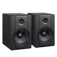 Paire d'enceintes de studio professionnelles Rayco D5 5 pouces à deux voies en bois, portables et durables pour l'utilisation en studio et l'enregistrement musical