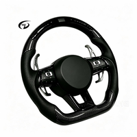 Volant en fibre de carbone forgé avec LED, compatible avec Volkswagen MK7 MK6 GOLF 7 GOLF 6 R Sportsvan Touran Mk2 Teramont Tiguan Mk2
