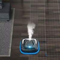 Robot Aspirateur Laveur Intelligent Humide et Sec Amélioré, Prise UE, pour Hôtels, Nettoyage Automatique, Recharge USB/Batterie