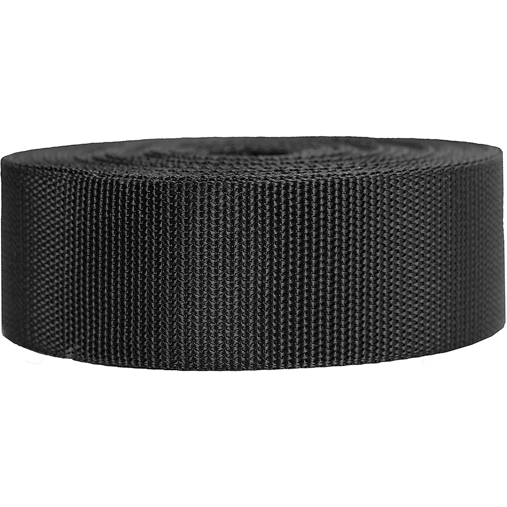 Zwaargewicht 2 Mm Dik Polypropyleen Webbing Zware Poly Strapping Voor Outdoor Diy Gear Reparatie 1.5 Inch 50 Meter