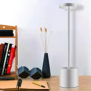 Howlighting Lampu Meja Led Isi Ulang Dekorasi Rumah, Lampu Meja Led Isi Ulang Dekorasi Rumah, Lampu Meja USB, Lampu Meja Kamar Tidur Warna Emas 3 Warna