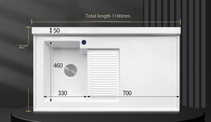 Fregaderos de baño de cerámica blanca de gran oferta, lavabo de ropa para lavado de ropa - Product Image 6