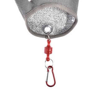 Gants de sécurité gris personnalisables en gros, résistants aux coupures et aux perforations, protection anti-coupure et anti-perforation pour la pêche, directement de l'usine - Product Image 1