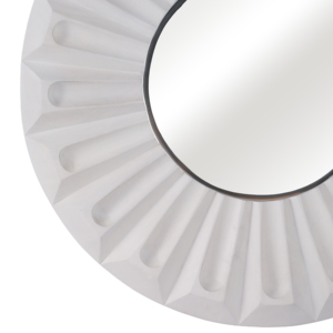 Specchio da parete moderno in legno intagliato, grande e rotondo, per camera da letto, corridoio, ingresso, soggiorno, decorazione. - Product Image 4
