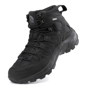 รองเท้าบูทผู้ชาย <span class=keywords><strong>K888</strong></span> สำหรับการรบทางยุทธวิธี น้ำหนักเบา ผลิตจากผ้า Oxford เหมาะสำหรับพื้นที่แห้งแล้ง พร้อมคุณสมบัติกันน้ำ พื้นรองเท้าแบบตาข่าย เหมาะสำหรับการเดินป่าในฤดูใบไม้ร่วง - Product Image 4