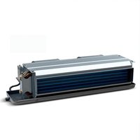 Unité de chauffage et de refroidissement à eau glacée, ventilateur-câble horizontal dissimulé à faible bruit, à double conduit, pour économie d'énergie, pour pompe à chaleur industrielle
