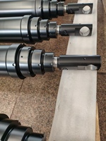 Vérins hydrauliques télescopiques à double action pour la construction en acier, avec joint de roulement de piston, pour systèmes de levage et camions-bennes à pression