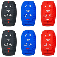 Housse de porte-clés en silicone pour Dodge RAM 1500 2500 3500 4500 5500 Pickup 2019 2020 2021 2022 Accessoires de voiture