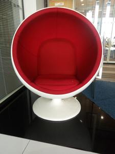 KL-FG04 usine directement vendre vert matériel moderne mobilier de bureau durable tissu ball <span class=keywords><strong>chair</strong></span> de loisirs personnels canapé - Product Image 2