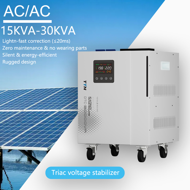 8KVA High Efficiency Single Phase Voltage Stabilizer Stabilized Voltage Regulator for Server Room Data Center