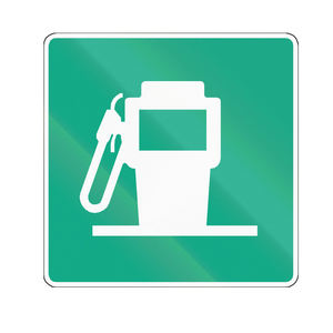 لافتة تحذير لمحطة الوقود مقاومة للماء عالية التحمل مخصصة من الألومنيوم مطبوعة بالأشعة فوق البنفسجية عاكسة للضوء لسلامة المرور - Product Image 6