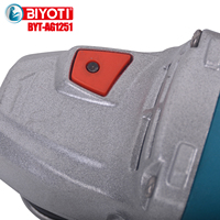 Meuleuse d'angle filaire industrielle BIYOTI de 5 pouces, meuleuse d'angle électrique portative m14 125 mm pour le polissage de la pierre et des carreaux métalliques