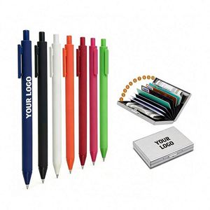 Stylos à bille en plastique avec logo personnalisé, vente en gros, stylos à bille promotionnels de haute qualité, cadeaux d'affaires - Product Image 1