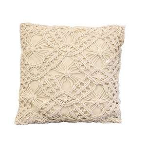 Bohême coton et lin crochet décoratif <span class=keywords><strong>maison</strong></span> canapé housse <span class=keywords><strong>de</strong></span> coussin dernière conception tissé à la main jeter taie d'oreiller - Product Image 2