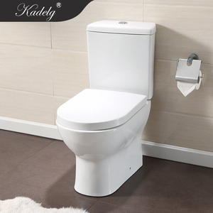 โถสุขภัณฑ์เซรามิกแบบสองชิ้นทรงยาว รุ่น Wels White Washdown แบบ Dual-Flush P-Trap ผลิตตามสั่งจากโรงงาน พร้อมปรับแต่งได้ - Product Image 2