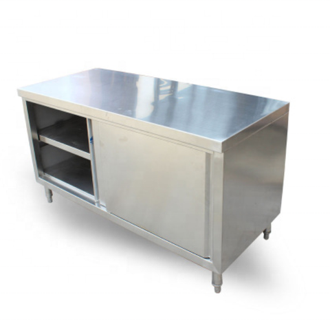 Kitchen Cabinet With Stainless Steel