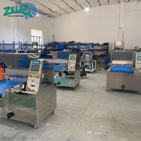 Machine à déposer les biscuits ZL-CO600, machine industrielle à fabriquer des biscuits, 25 rangées par minute, buse personnalisée, contrôle PLC pour les boulangeries