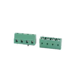 Pitch 5.0mm 7.5mm Fast Splice Brass Ni Plated Cage 3 Level 3 Pole Pcb Screw Terminal Block