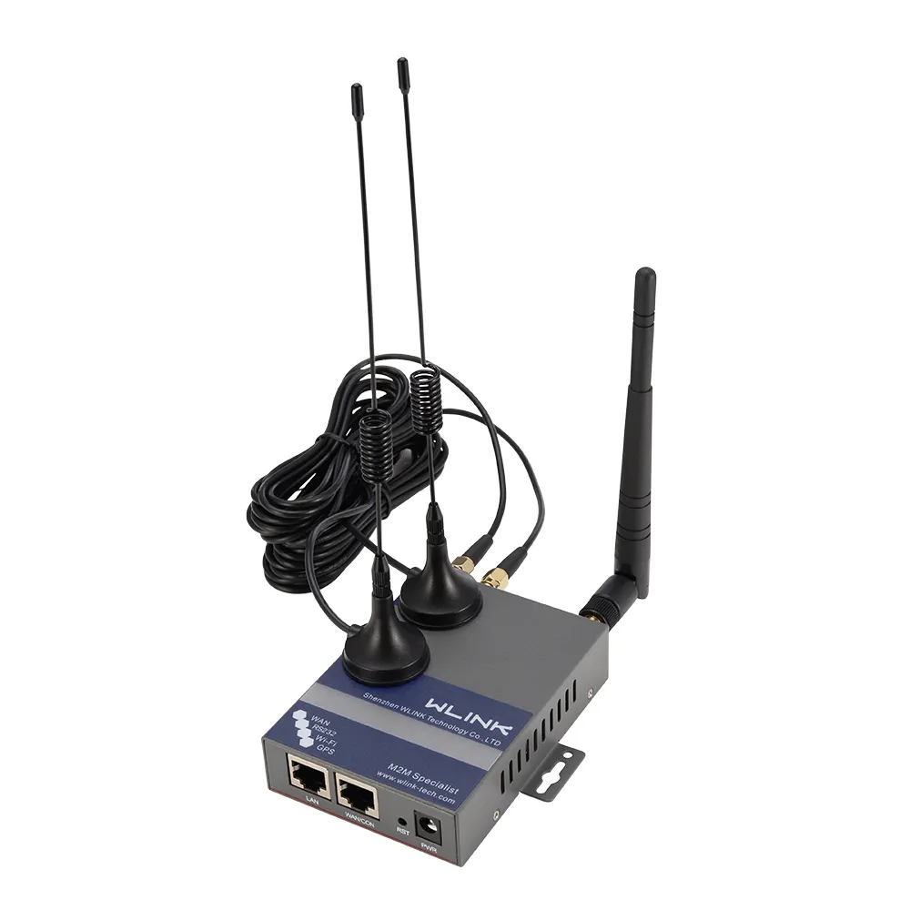 Routeur cellulaire industriel WLINK-R200 du modem 4g LTE de routeur de VPN avec le port M2M IoT de Console de fente de carte de Sim