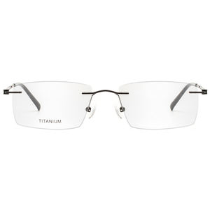 T030W Think Titanio Gafas De Vision Ophthalmics Gafas Sin montura Hombres Monturas De Titanio - Product Image 5