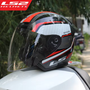 <span class=keywords><strong>Casque</strong></span> Moto <span class=keywords><strong>Jet</strong></span> Ouvert Original LS2 3/4 OF608 Été Scooter Motobike Demi-<span class=keywords><strong>Casque</strong></span> Cascos Para Moto - Product Image 5