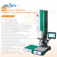 Mesin Las Titik Ultrasonik Frekuensi Tinggi Digital 15khz 2600w untuk Penyegelan Pipa PVC, Alat Las Plastik Manual