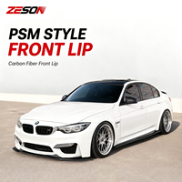 Spoiler avant en fibre de carbone style PSM ZESON pour BMW M3 F80 M4 F82 F83 2014-2018